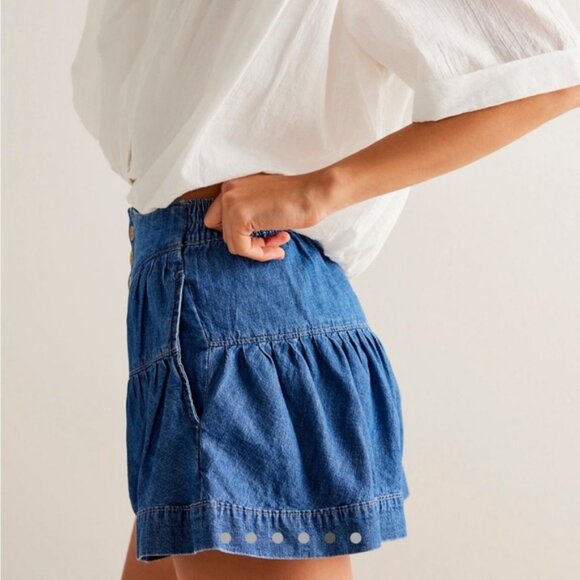 We The Free Fleur Denim Shorts Small - Picture 9 of 11